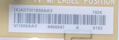 KIT DE TARJETAS PARA TV VIZIO SMART TV / MAIN XJCB0QK005 / 715GA075-M01- B00-005K / T-CON 55.65T56.C06 / 5565T56C06 / DRIVER LNTVII13ZAAB2 / 715GA203-P1B-000-005G / FUENTE ADTVI1850AAY / 715G9301-P01-001-003M / PANEL T650QVF09.2 / MODELO PX65-G1 LTYAYONW - Imagen 3